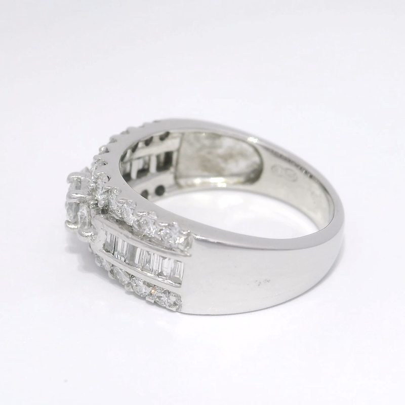Timanttisormus Story of Love 0.91ct | Valkokulta - Timanttisormukset - Princess/Story of Love | Caratia