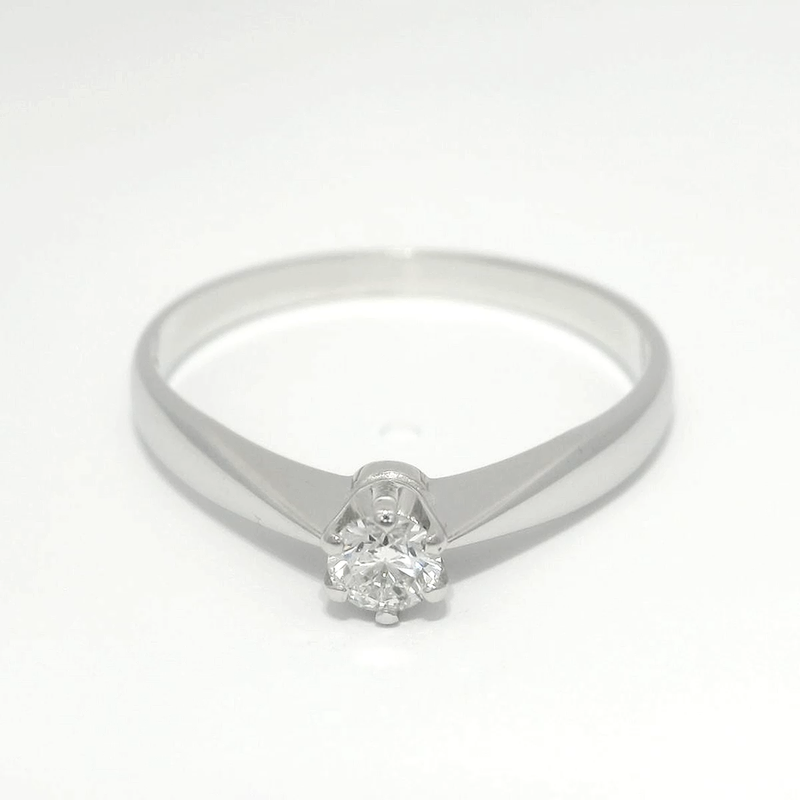 Timanttisormus 0.17ct | Valkokulta - Timanttisormukset - Muut valmistajat | Caratia