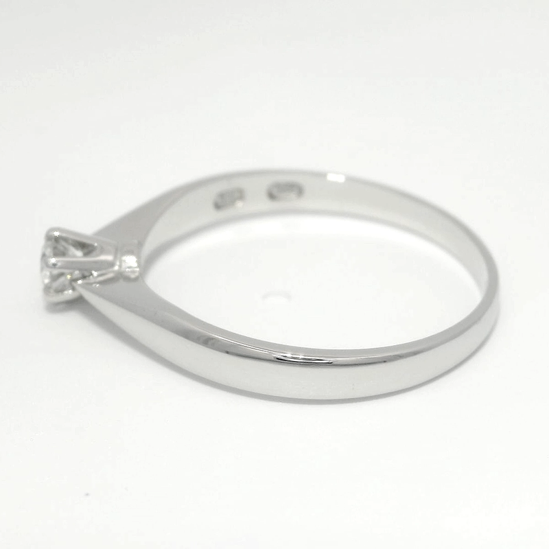 Timanttisormus 0.17ct | Valkokulta - Timanttisormukset - Muut valmistajat | Caratia