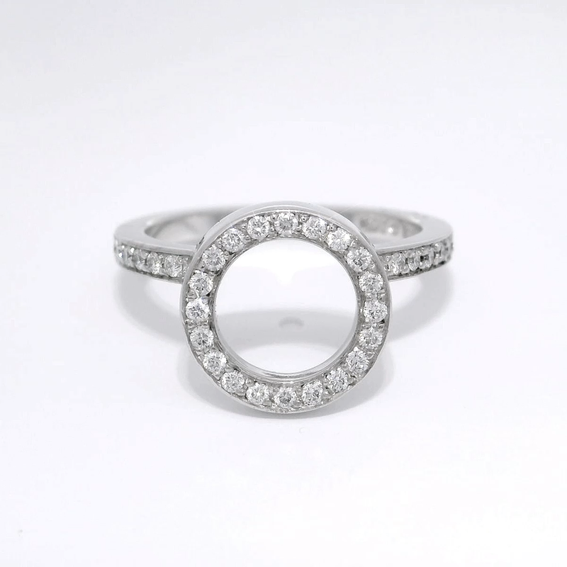 Efva Attling Circle Of Love ll timanttisormus 0.27ct | Valkokulta - Timanttisormukset - Efva Attling | Caratia