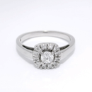 Valkokulta 0.28ct | Valkokulta - Timanttisormukset - Princess/Story of Love | Caratia