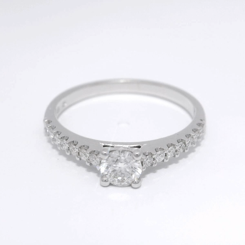 Timanttikoru 0.42ct | Valkokulta - Timanttisormukset - Muut valmistajat | Caratia