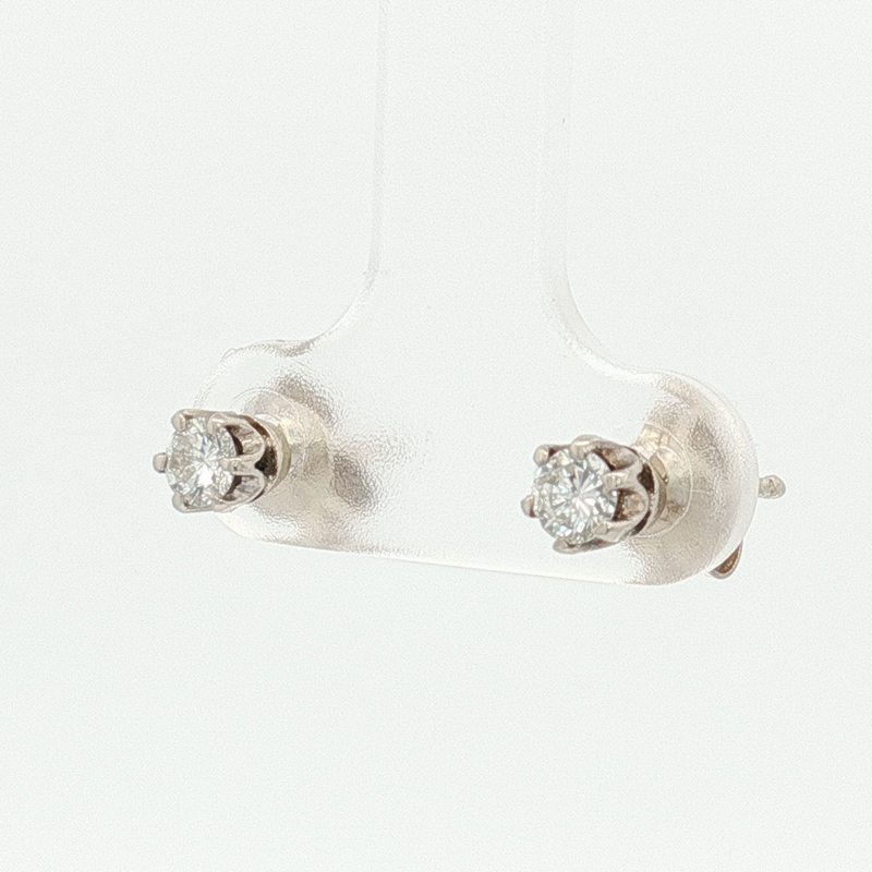 Timanttikorvakorut 0.30ct | Valkokulta - Timanttikorvakorut - Muut valmistajat | Caratia