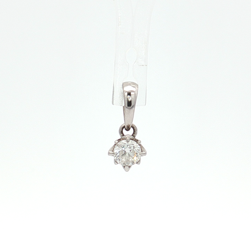 Timanttiriipus 0.15ct | Valkokulta - Timanttiriipukset ja -kaulakorut - Muut valmistajat | Caratia