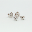 Silvan timanttikorvakorut 0.10ct | Valkokulta - Timanttikorvakorut - Silvan | Caratia