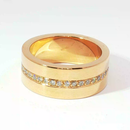 Efva Attling Wide & Stars timanttisormus 0.34ct | Kulta - Timanttisormukset - Efva Attling | Caratia