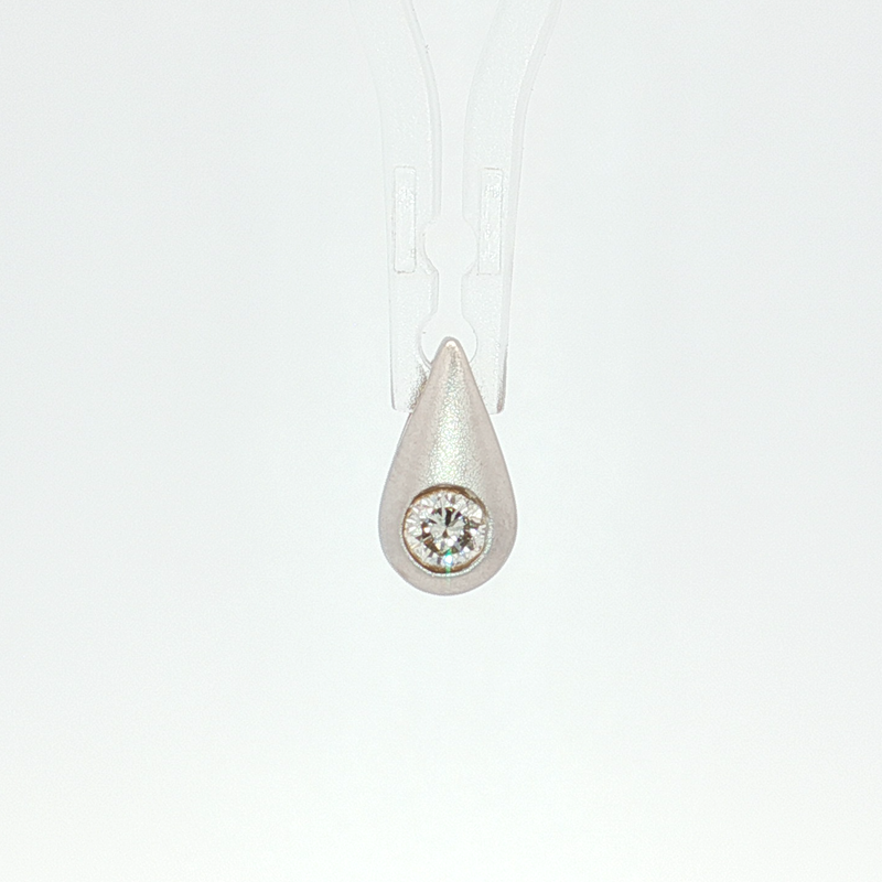Timanttiriipus 0.10ct | Valkokulta - Timanttiriipukset ja -kaulakorut - Muut valmistajat | Caratia