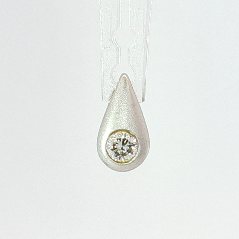 Timanttiriipus 0.10ct | Valkokulta - Timanttiriipukset ja -kaulakorut - Muut valmistajat | Caratia
