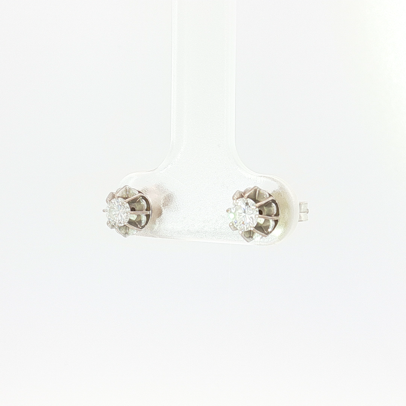 Timanttikorvakorut 0.35ct | Valkokulta - Timanttikorvakorut - Muut valmistajat | Caratia