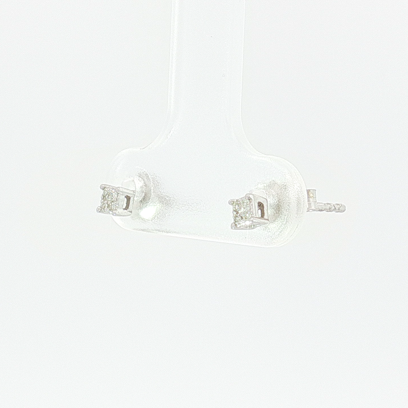 Timanttikorvakorut 0.03ct | Valkokulta - Timanttikorvakorut - Muut valmistajat | Caratia