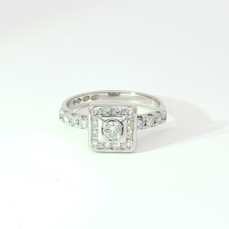 Tillander timanttisormus 0.18ct | Valkokulta - Timanttisormukset - Tillander | Caratia