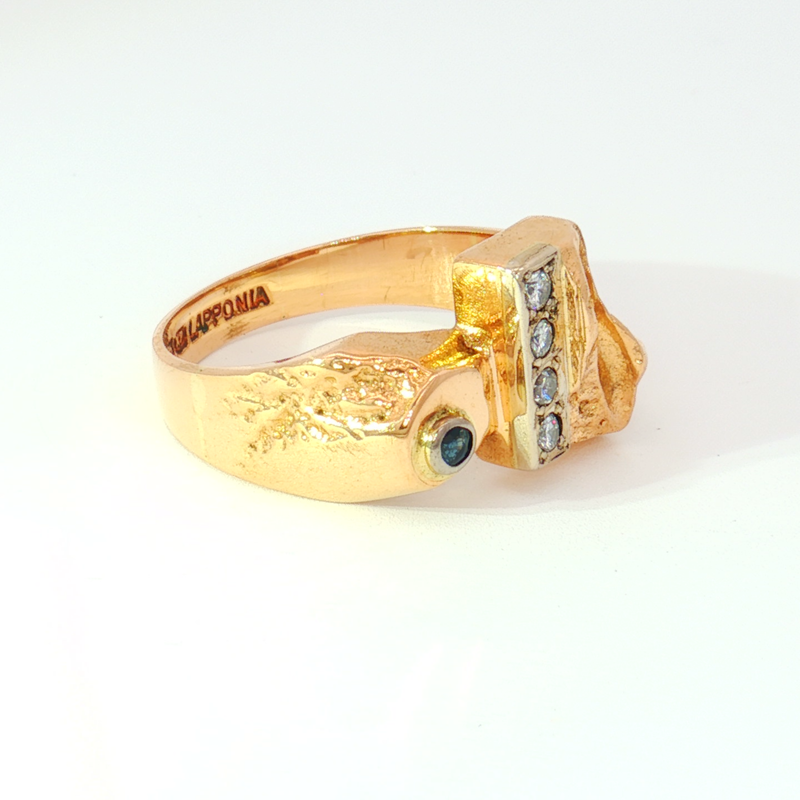 Lapponia timanttisormus 0.06ct | Kulta - Timanttisormukset - Lapponia | Caratia