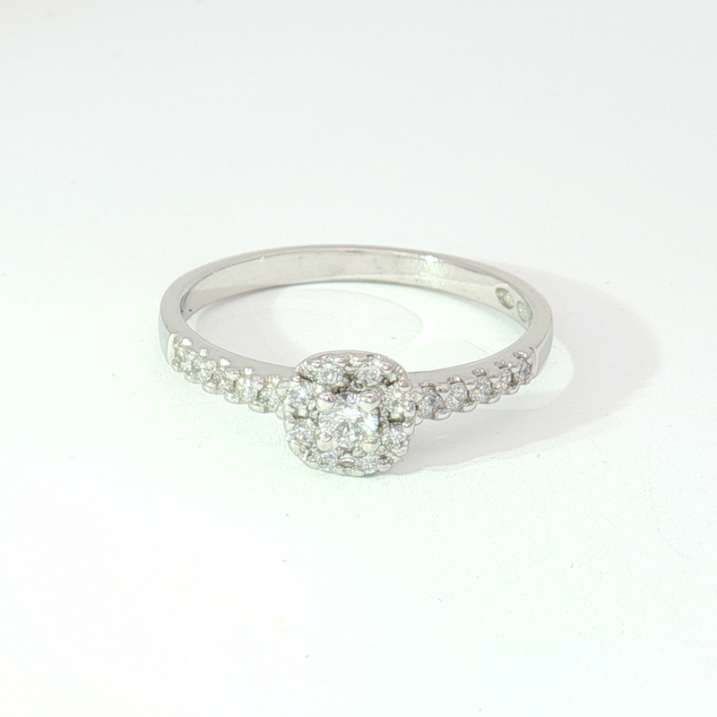 Timanttisormus 0.25ct | Valkokulta - - Caratia | Caratia