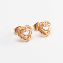 Kalevala Koru Talon sydän-korvakorut | Kulta - Korvakorut - Kalevala Koru | Caratia