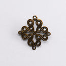 Kalevala Koru Karjalainen nauhapunos rintakoru | Pronssi - Rintakorut - Kalevala Koru | Caratia