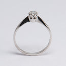 timanttisormus 0.15ct | Valkokulta - Timanttisormukset - Muut valmistajat | Caratia