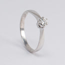 timanttisormus 0.15ct | Valkokulta - Timanttisormukset - Muut valmistajat | Caratia