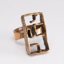 Owe Johansson sormus | Pronssi - Sormukset - Muut design-brändit | Caratia