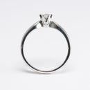 Princess Belle timanttisormus 0.20ct | Valkokulta - Timanttisormukset - Princess | Caratia