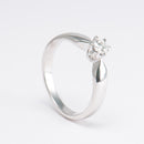 Princess Belle timanttisormus 0.20ct | Valkokulta - Timanttisormukset - Princess | Caratia