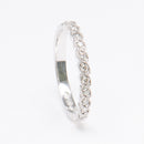 Princess Leonore timanttisormus 0.12ct | Valkokulta - Timanttisormukset - Princess/Story of Love | Caratia