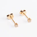 Timanttikorvakorut 0.056ct | Valkokulta - Timanttikorvakorut - Muut valmistajat | Caratia