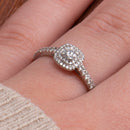 Story of Love Tokyo timanttisormus 0.42ct | Valkokulta - Timanttisormukset - Princess/Story of Love | Caratia