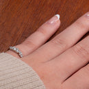 Princess timanttisormus 0.30ct | Valkokulta - Timanttisormukset - Princess/Story of Love | Caratia