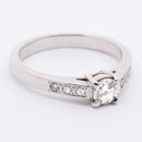 Timanttisormus 0.51ct | Valkokulta - Timanttisormukset - Muut valmistajat | Caratia