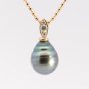 Timanttiriipus helmellä 0.065ct | Kulta - Timanttiriipukset ja -kaulakorut - Muut valmistajat | Caratia