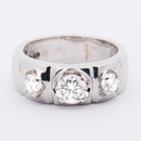 Make-koru timanttisormus 0.90ct | Valkokulta - Timanttisormukset - Muut valmistajat | Caratia