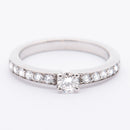 Story of Love timanttisormus 0.51ct | Valkokulta - Timanttisormukset - Princess/Story of Love | Caratia