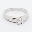 Timanttisormus 0.15ct | Valkokulta - Timanttisormukset - Muut valmistajat | Caratia