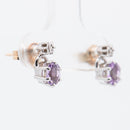 Timanttikorvakorut 0.02ct | Valkokulta - Timanttikorvakorut - Muut valmistajat | Caratia