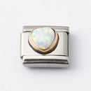 Nomination opaali sydän | Teräs - Helat - Nomination | Caratia