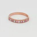 Princess Christina 0.10ct Diamond Ring | Rose Gold
