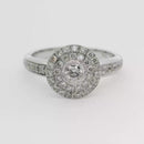 Timanttisormus 0.39ct | Valkokulta