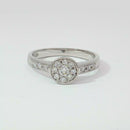 Timanttisormus 0.23ct | Valkokulta