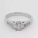 Timanttisormus 0.51ct | Valkokulta