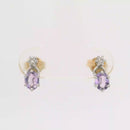 Timanttikorvakorut 0.02ct | Valkokulta
