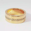 Efva Attling Wide & Stars timanttisormus 0.34ct | Kulta