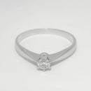 Timanttisormus 0.17ct | Valkokulta