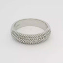 Diamond ring 0.12ct | White gold