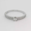 Timanttisormus 0.20ct | Valkokulta