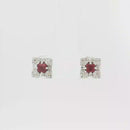 Timanttikorvakorut 0.06ct | Valkokulta