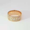 Timanttiset Romanssi Lilja timanttisormus 0.75ct | Kulta