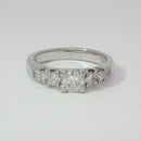 Timanttisormus 0.77ct | Valkokulta