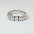 Timanttisormus 0.60ct | Valkokulta