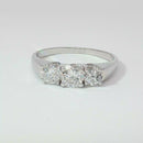 Timanttisormus 0.95ct | Valkokulta