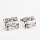 MK - Tammen Koru kalvosinnapit | Hopea - Kalvosinnapit - Tammen Koru | Caratia